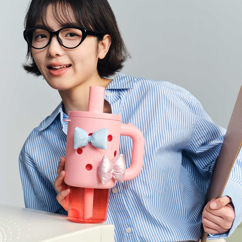 Holoholo Dong Dong Cup Clear Straw Tumbler 800ml