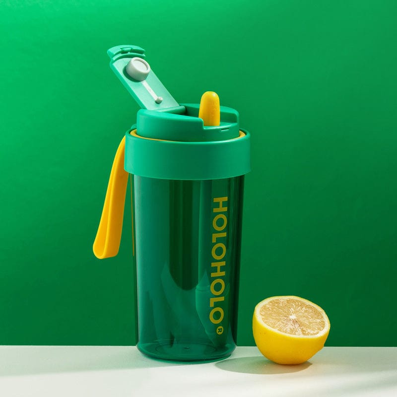 Holoholo Jump Cup Pop-Up Straw Bottle 600ml
