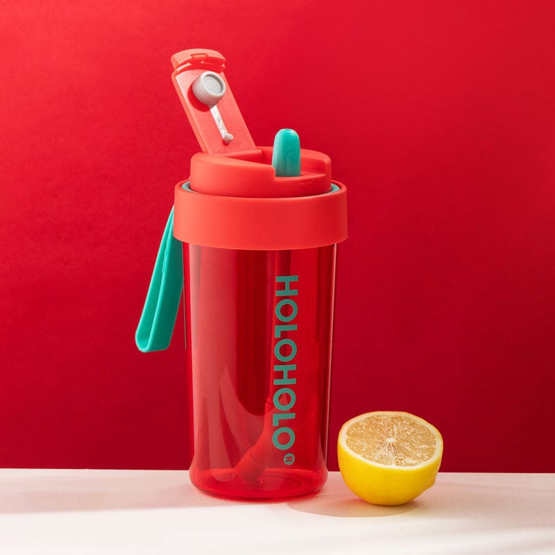 Holoholo Jump Cup Pop-Up Straw Bottle 600ml