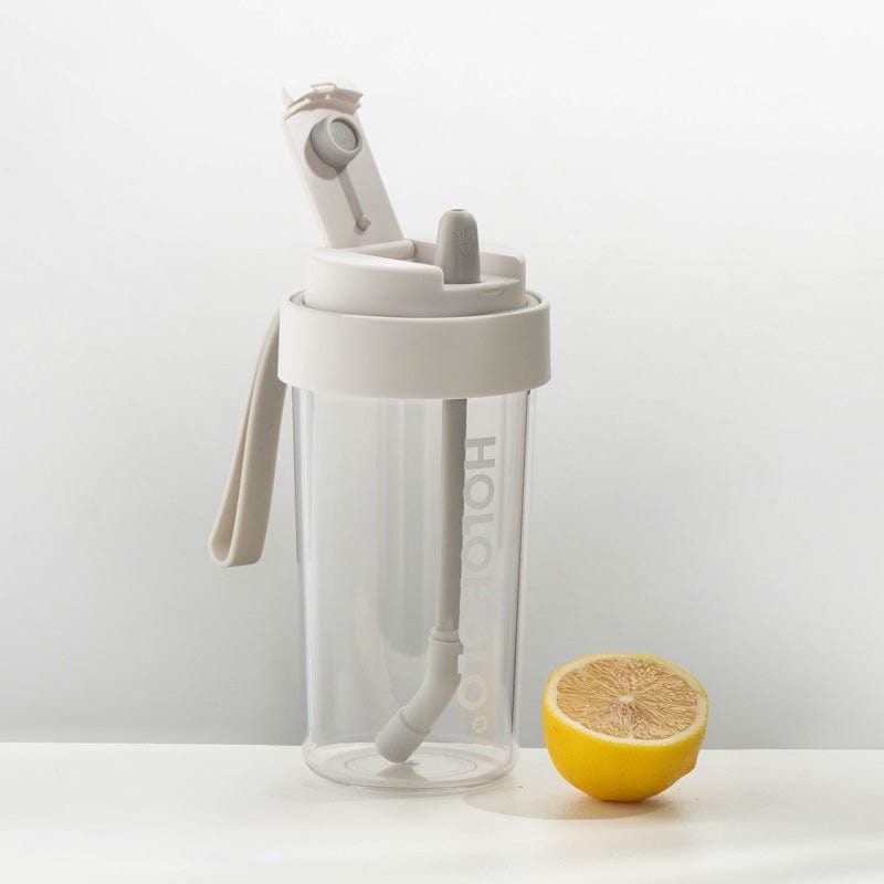 Holoholo Jump Cup Pop-Up Straw Bottle 600ml